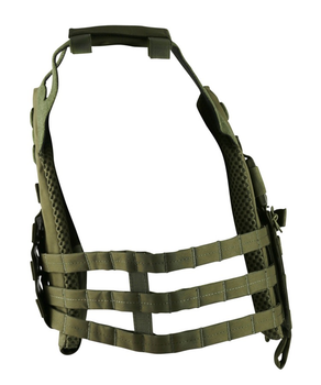 Плитоноска KOMBAT UK Buckle-tek Spec-ops Jump Plate Carrier Uni оливковий (kb-btsojpc-olgr)