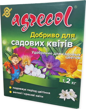 Удобрение Agrecol для садовых цветов 1.2 кг (2018040424)