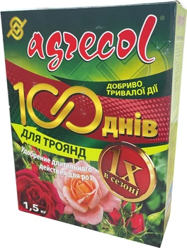 Добриво Agrecol 100 днів для троянд 1.5 кг (2018040477)