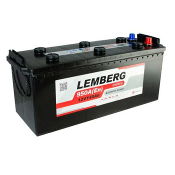 Аккумулятор автомобильный LEMBERG 140 Аh/12V (LB140-3)
