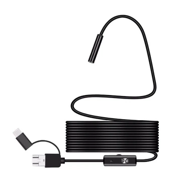 USB камера гибкий эндоскоп Primo 5.5mm / 3.5m Type-C / MicroUSB для телефона Android Primo SCOP-SFT-5.5-3.5M