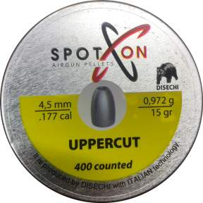 Пули пневматические Spoton Upper Cut 400шт, 4,5 мм, 0.972г, шт