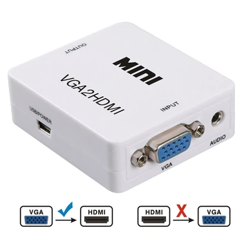 Конвертер с VGA на HDMI, со звуком и внешним питанием, 1080Р