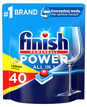 Таблетки для посудомийних машин FINISH Power All-in-1 Lemon 40 шт (5908252005048)