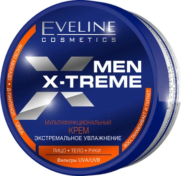 Krem do twarzy dla mężczyzn Eveline Men X-treme Ekstremalne nawilżenie 200 ml (5901761933154)