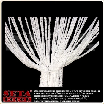 Штора-нити плюшевая SETA Decor 10-373WT