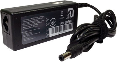 Блок питания 1stCharger для ноутбуков Acer 65Вт 19В 3.16A 6.3x3.0 мм + кабель питания (AC1STAC60WC)