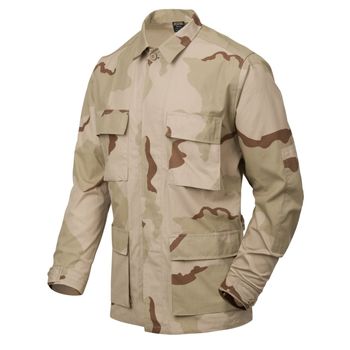 Китель (Бавовна, Ріпстоп) BDU - Cotton Ripstop Helikon-Tex PL Desert S/Long Тактичний чоловічий