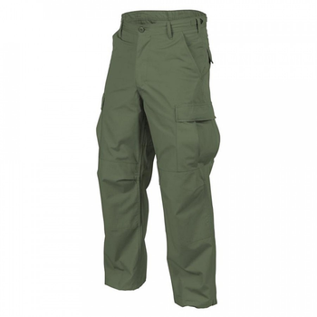 Брюки (Полікоттон Ріпстоп) BDU - Polycotton Ripstop Helikon-Tex Olive Green XL/Regular Тактичні чоловічі