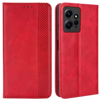 Чехол-книжка Deexe Retro Style для Xiaomi Redmi Note 12 - Red