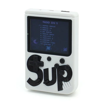 Портативна ігрова приставка на 400 ігор dendy SEGA 8bit SUP Game Box Біла