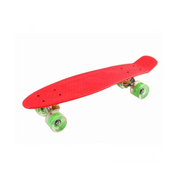 Скейт Пенни борд Penny board со светящимися колесами для детей и подростков RL SC20422