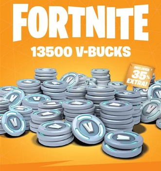 Код пополнения Fortnite - 13500 V-Bucks для ПК (Ключ активации Epic Games)