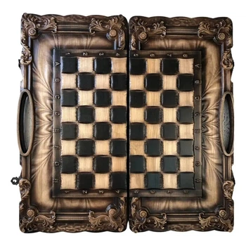 Шахи дерев'яні ручної роботи, 60*30*9 см, 191136