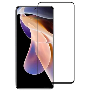 Защитное стекло для Xiaomi Redmi Note 11 Pro, Redmi Note 11 Pro 5G Full Glue (0.3 мм, 2.5D) чёрное