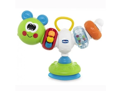 Погремушка для стульчика для кормления Гусеница Фил, Chicco, 10036.00