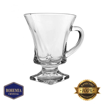 Чашка для чая з ручкой 1 шт. Bohemia Quadro 150 мл