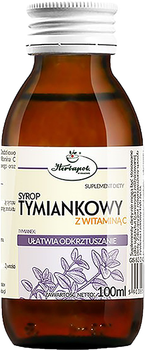 Syrop Herbapol Tymiankowy z Witaminem C 100 ml HER918