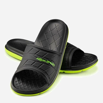 Женские шлепанцы для пляжа Aqua Speed Aspen 534-07 36 22.5 см Черный/Желтый (5908217684806)