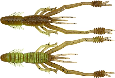 Силікон Reins Rin г Shrimp 4" B08 Green Pumpkin Chart Melon (6 шт/уп.) (15520914)