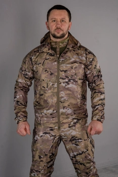 Тактична куртка - вітровка SM NK SM Group размер XL Мультикам