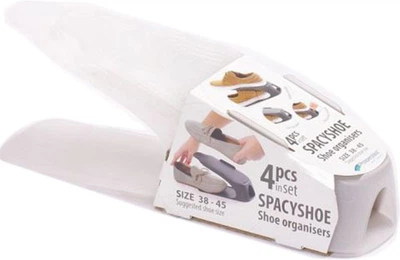 Набір підставок для взуття SPACYSHOE 38-45 4 шт Прозорий (5905197234489)