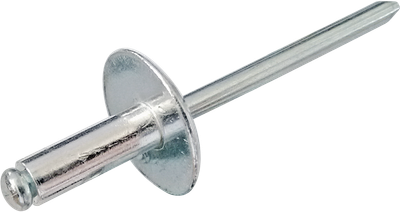 Заклепка пласка збільшена ISO15981 4,8х12 D16 Al/St 6-8 Steelfix 50 шт (052634)