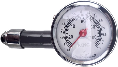 Манометр металлический в боксе King SMT5205A