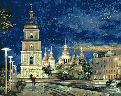 Malowanie po numerach Ideyka Plac Sofijski 40x50 cm (4823104340034)