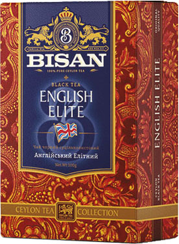 Чай чорний розсипний Bisan Англійський Елітний великолистовий 100 г (4791007012597)