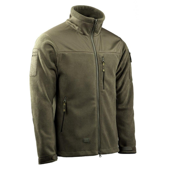 Тактическая куртка зимняя армейская M-Tac Alpha Microfleece Gen.II Army Olive оливковая флиска S (SK-N1401S)