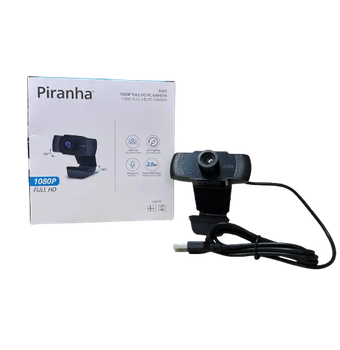 Веб камера piranha для pc или ноутбука, full hd