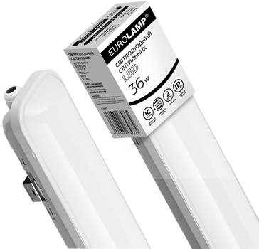 Лінійний світильник Eurolamp LED S IP65 36W 4000K (1.2m)