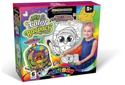 Комплект креативного творчества"My Color BagPack" CBP-01 рюкзак-раскраска СовавШапке