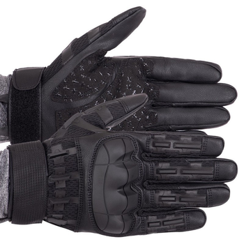 Рукавички тактичні із закритими пальцями Zelart Military Rangers Heroe 9879 розмір XL Black