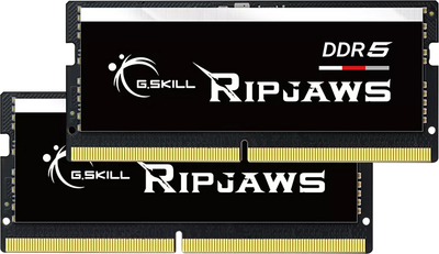 Оперативна пам'ять G.Skill SODIMM DDR5-4800 65536MB PC5-34800 (Kit of 2x32768MB) Ripjaws Black (F5-4800S3838A32GX2-RS)