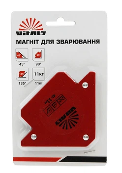 Уголок магнитный для сварки (стрела) Vitals 11 кг 45, 90, 135 градусов, арт.св048
