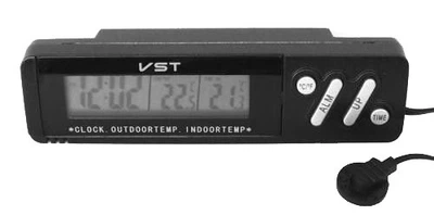 Автомобильные часы с термометром VST-7067