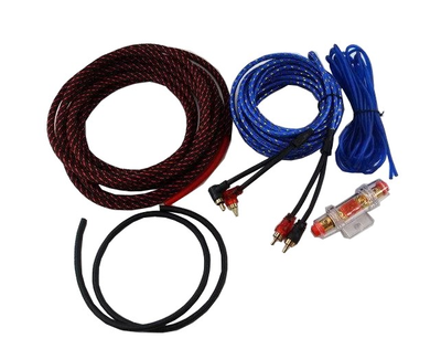 Набір проводів AWG/RCA для встановлення саббуфера KIT 10GA/C011