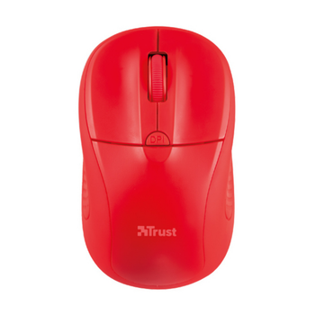 Беспроводная компьютерная мышь Trust Primo Wireless Mouse Red 1600 dpi