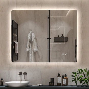 Зеркало CARATO с LED-подсветкой + сенсорное управление + подогрев
