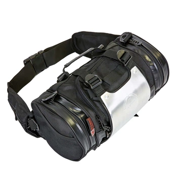 Моторюкзак-пояс із металевою захисною накладкою SP-Sport AO SI MAN NI T9909 34х19х19см Чорний