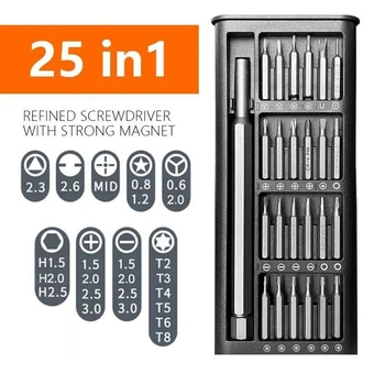 Набор отверток 25 в 1 Magnetic metal handle.