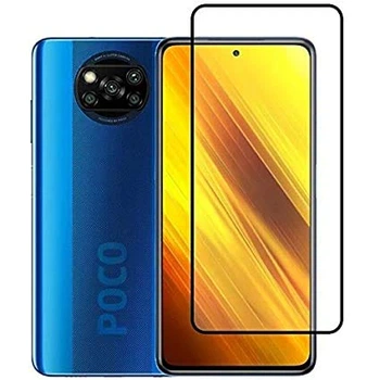 Захисне скло для Xiaomi Poco X3, Poco X3 2020, Poco X3 NFC Full Glue (0.3 мм, 2.5D) чорне