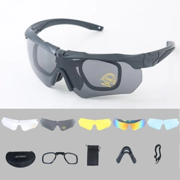 Окуляри тактичні військові з діоптріями Crossbow + 5 лінзи Kit 420-0489 Тактичні окуляри ТУРЕЧЧИНА