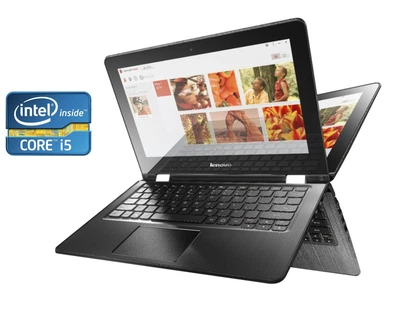Ноутбук-трансформер Lenovo Flex 3-1480 / 14" IPS Touch / Core i5-6200U (2(4) ядра по 2.3-2.8GHz) / 8GB DDR4 / 128GB SSD / HD Graphics 520 / WebCam / Win 10 Home б/у