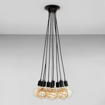 Люстра подвесная Лофт Light House LS-18680-10 BK черная