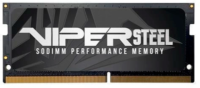 Оперативна пам'ять Patriot SODIMM DDR4-3200 8192MB PC4-25600 Viper Steel (PVS48G320C8S)