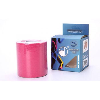 Кинезио тейп в рулоні 7,5 см х 5м (Kinesio tape) еластичний пластир , Колір Хакі