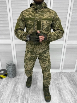 Тактичний військовий костюм гірка Статутний ГОСТ ( Кітель + Штани ), Камуфляж: Піксель ЗСУ, Розмір: M
